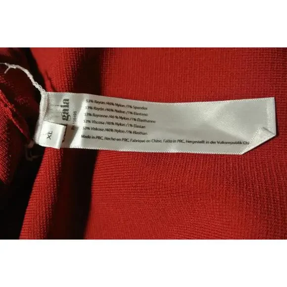 NEW, Cult Gaia RIVER KNIT DRESS in Merlot Red Size XL #LD098 - Picture 13 of 13